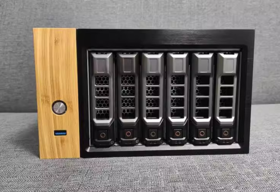 入手畅网N100 6盘位主机