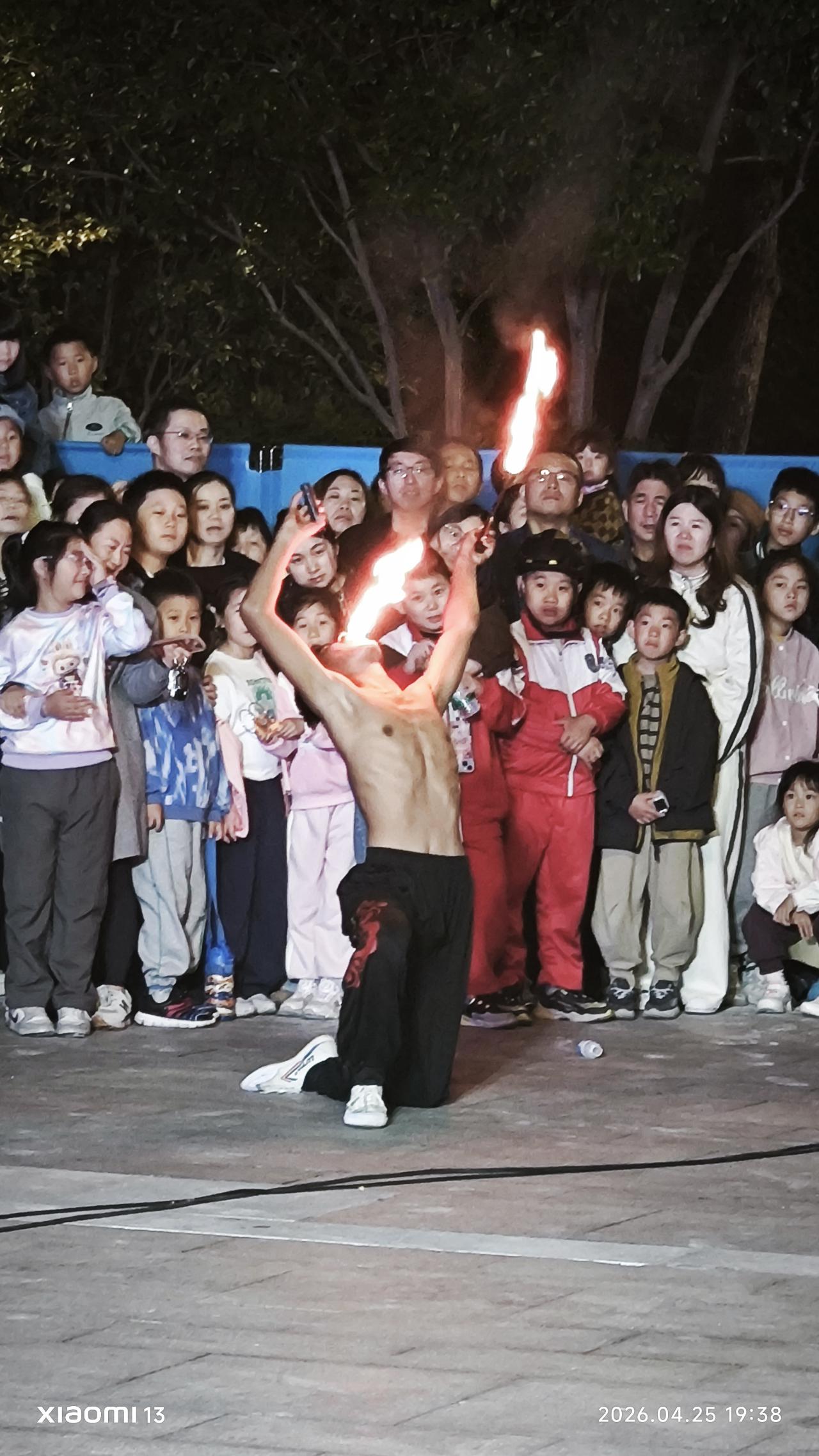 看杂技表演